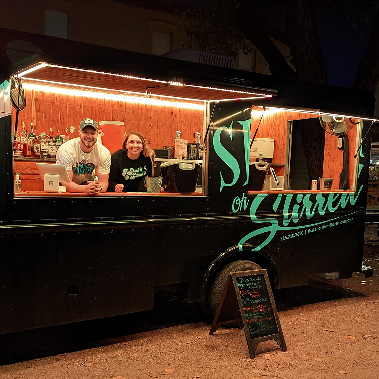 bar trucks with shaken or stirred